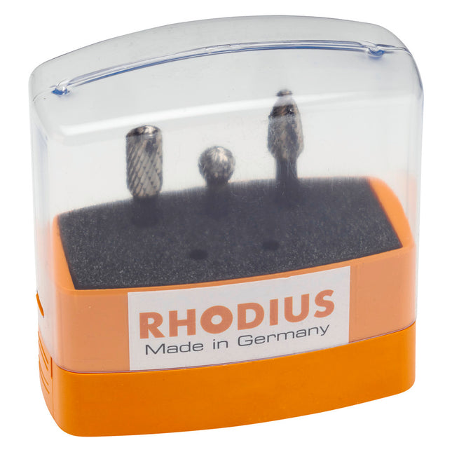 Rhodius Hardmetalen stiftfrees- Set 3 stuks- 305859