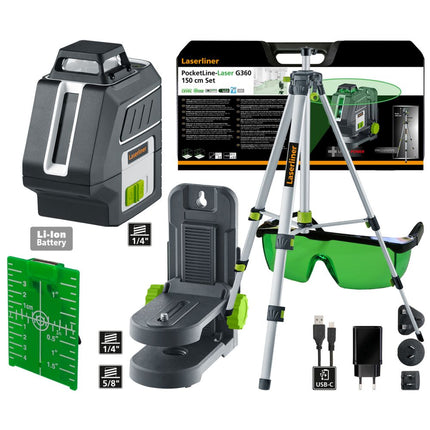 Laserliner PocketLine-Laser G360 Set 150 cm