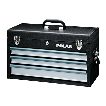 Polar gereedschapskoffer met 3 laden - 119 delig - 1092-0119