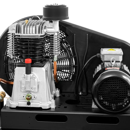 BLACK PRO NB7/500 twee-cilinder compressor, 500L, 11 bar, 652L/min, 400V - 360117