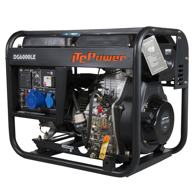 ITCPOWER DG6000LE diesel generator 5000W 230V