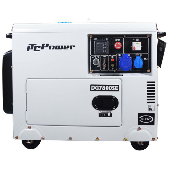 ITCPOWER DG7800SE diesel generator 6000W 230V