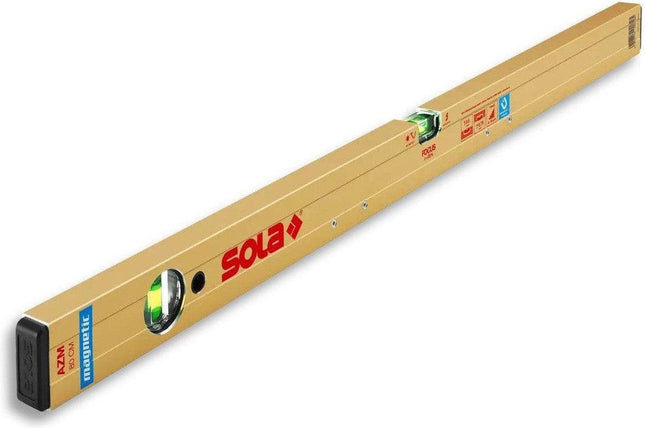 Sola Alu Blokwaterpas 200cm 2 libellen 0,50mm/m magnetisch