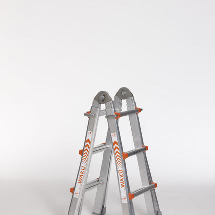 Waku Telescoopladder 4x3 sporten- 1413800100