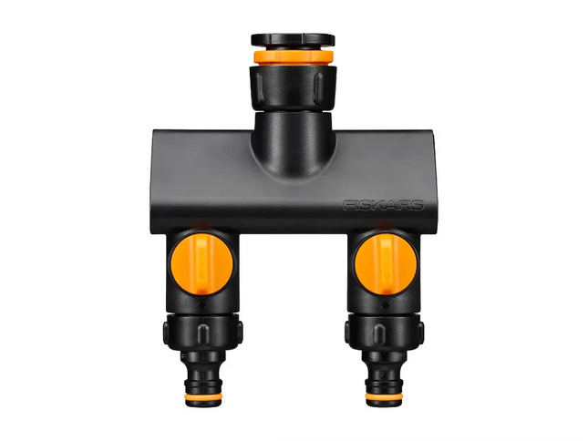 FISKARS Kraankoppeling 2 weg waterverdeler On/Off - 1027092