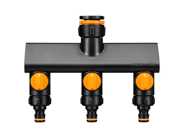 FISKARS Kraankoppeling 3-weg waterverdeler On/Off - 1027090