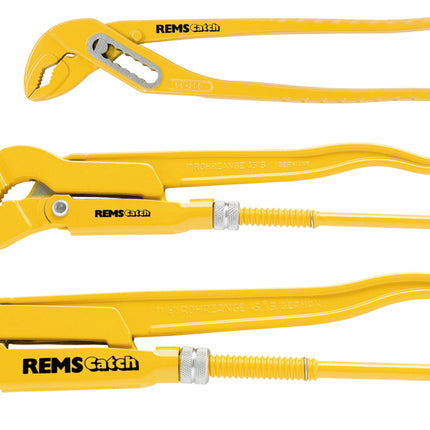 Rems Catch bekpijptangen set S1"+S1 1/2"+ W240 , Zweeds model - 116X01R