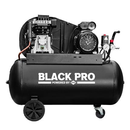 BLACK PRO B2800B/150 twee-cilinder compressor, 150L, 10 bar, 245.6L/min, 230V - 360106