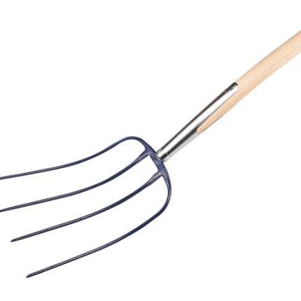 Jimmy mestvork 4 tands, met knopsteel 135 cm - 911180