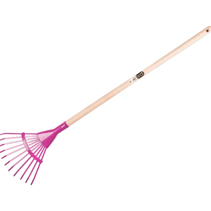 Jimmy kinderbladhark purper met houten steel - 1470700
