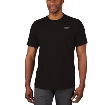 Milwaukee HTSSBL Hybride T-shirt korte mouw zwart