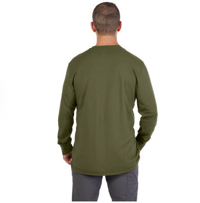 Milwaukee WTLSGRNII T-shirt lange mauw groen