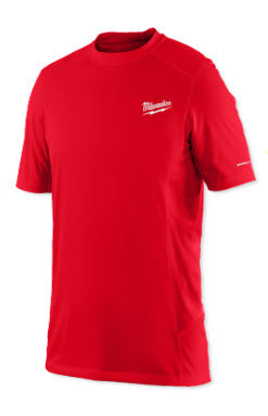 Milwaukee WWSSRD T-shirt korte mauw rood
