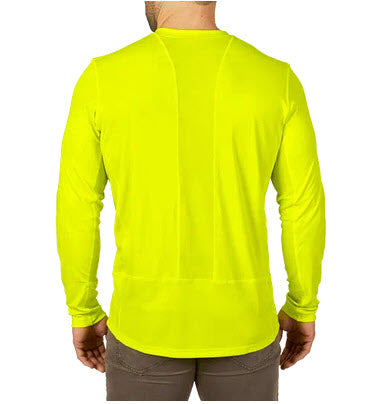 Milwaukee WWLSYL T-shirt lange mauw geel