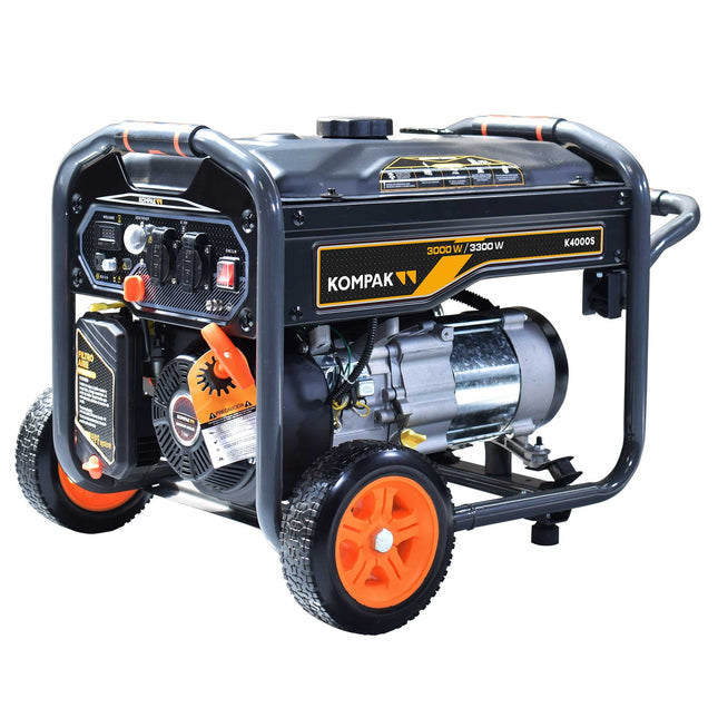 KOMPAK K4000S benzine aggregaat 3000W 230V