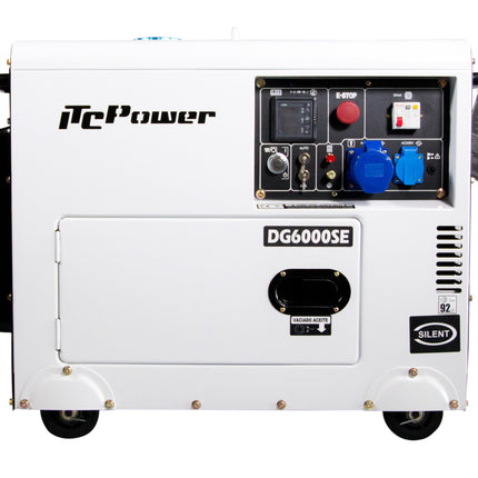 ITCPOWER DG6000SE diesel generator 5000W 230V