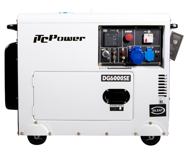 ITCPOWER DG6000SE diesel generator 5000W 230V
