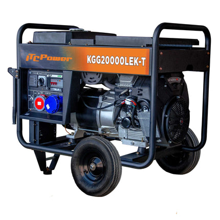 ITCPOWER GG20000LEK-T benzine aggregaat 13500W 230V/400V