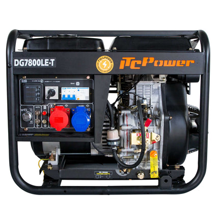 ITCPOWER DG7800LET diesel generator 6000W 230V/400V