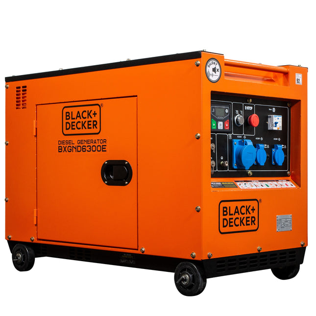 BLACK+DECKER BXGND6300E diesel generator 6000W 230V