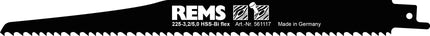REMS zaagblad hout/metaal 225-3,2 / 5 Combo HSS-Bi Flexibel set van 5 stuks - 561117R05