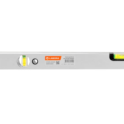 LABORA Waterpas 60 cm dikwandig aluminium, 2 libellen - 960112