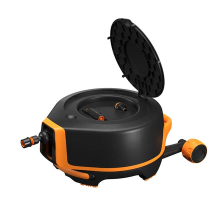 FISKARS Automatische slanghaspel XL met wielen, incl. 20 m slang - 1067548