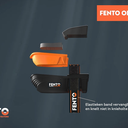 Elastieken voor Fento kniebeschermer Original,Home new en 200 (2 stuks) - 960682