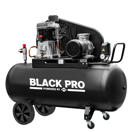 BLACK PRO NB5/270 twee-cilinder compressor, 270L, 11 bar, 502L/min, 400V - 360114