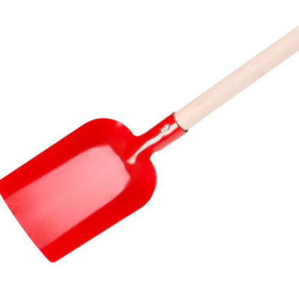 Jimmy kinderschopje rood met houten steel - 1470710