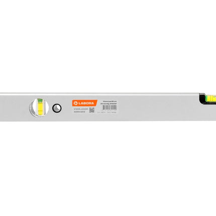 LABORA Waterpas 80 cm dikwandig aluminium, 2 libellen - 960114