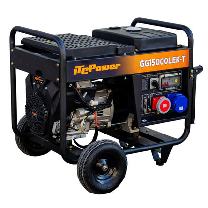 ITCPOWER GG15000LEK-T benzine aggregaat 10000W 230V/400V