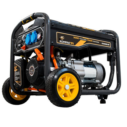 KOMPAK K4000S-DF aggregaat 3000W 230V- (DUEL FUEL)