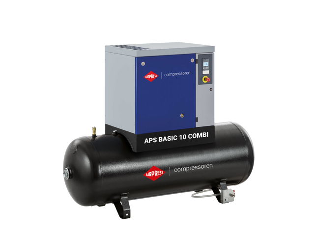 Airpress aps 10 Schroefcompressor basic combi 400V