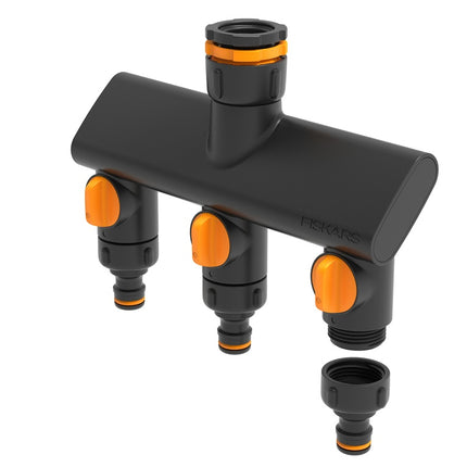 FISKARS Kraankoppeling 3-weg waterverdeler On/Off - 1027090