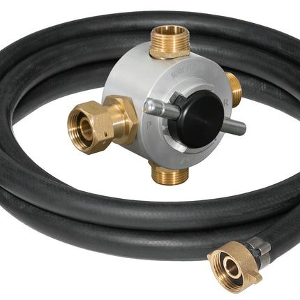 Rems Omkeerklep stroomrichting + EPDM-geweven slang 1/2'' T100 - 115326R