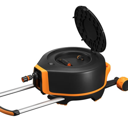 FISKARS Automatische slanghaspel XL met wielen, incl. 20 m slang - 1067548