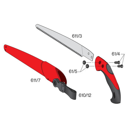 Felco 611 rechte trek- en snoeizaag - 1508381
