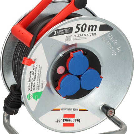 Brennenstuhl kabelhaspel 3x 230V 16A 3G1.5 50M - 1198530