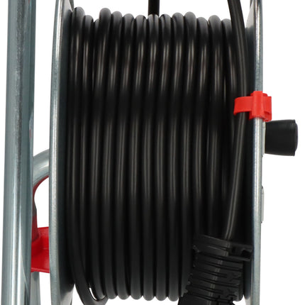 Brennenstuhl 4x 230V 16 A kabelhaspel 25m - 1195056