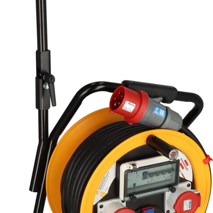 Brennenstuhl kabelhaspel met trolley 1x 400V 32A – 1x 400V 16A – 3x 230V 16A - 1319200010