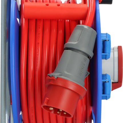 Brennenstuhl kabelhaspel 1x 400V 16A - 2x 230V CEE 16A 25M - 1182770010