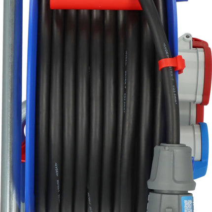 Brennenstuhl kabelhaspel 2x 400V 16A - 1x CEE 230V 16A 30M - 1238020