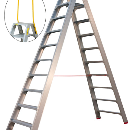 Little jumbo Industrietrap 2x10 treden- 4741000210