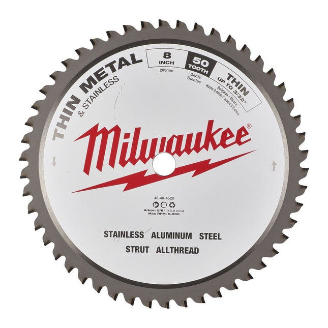 Milwaukee cirkelzaagblad 203/8x15.87/5/8 mm (50 tanden)