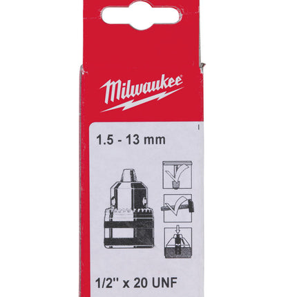 Milwaukee Tandkransboorhouder 1.5-13mm 1/2x20 - 4932267980