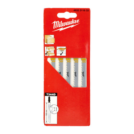 Milwaukee decoupeerzaagblad T344D 5 stuks - 4932311633