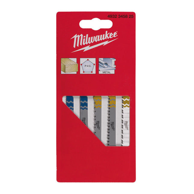 Milwaukee PROFI-SET decoupeerzaagbladen (5-delig) - 4932345825