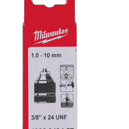 Milwaukee Snelspanboorkop 1.0-10mm 3/8x24