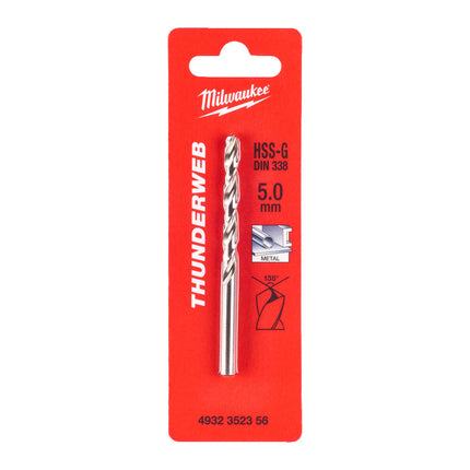 Milwaukee metaalboor 5.0x86mm HSS-G ThW